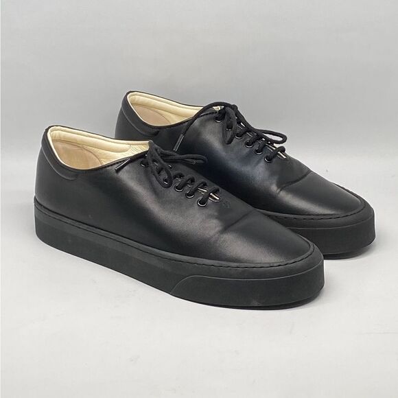 The Row  Marie H Leather Sneakers size 37.5 - Picture 1 of 12